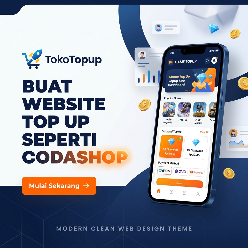 KiosTopup - Buat Website Top up Seperti Codashop